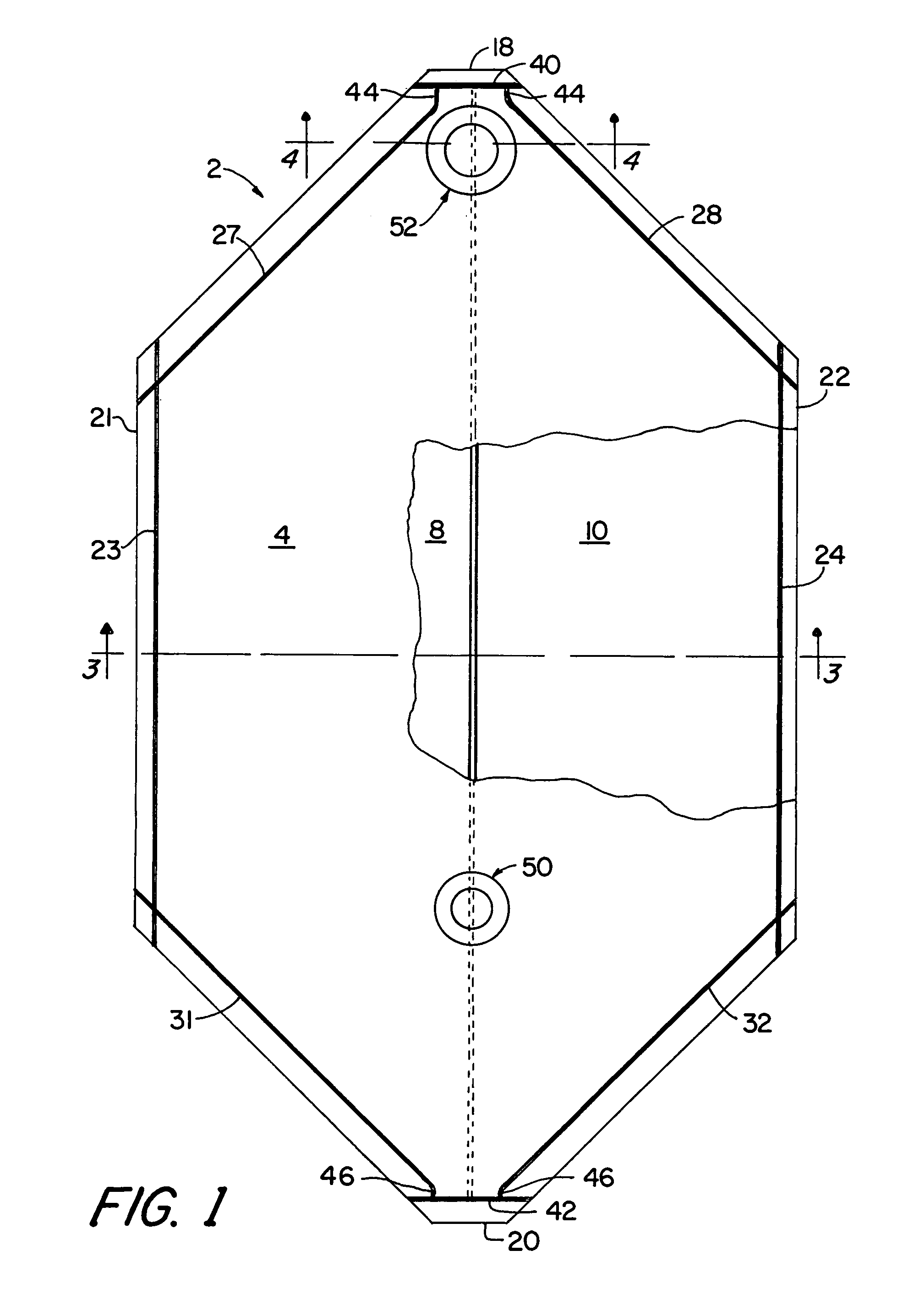 Bag with flap for bag-in-box container system