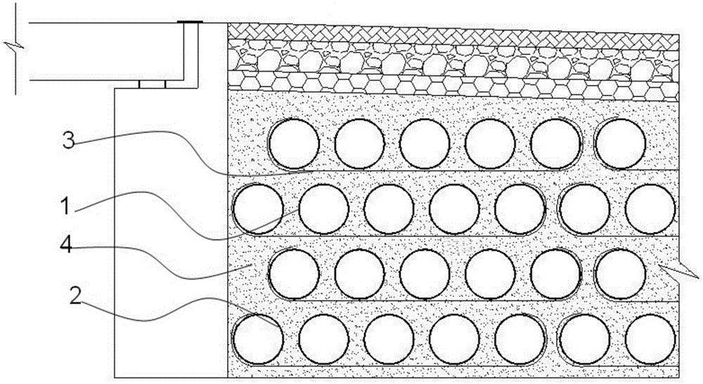 An embankment structure and filling method for reducing the incidence of vehicle jumping at the bridge head