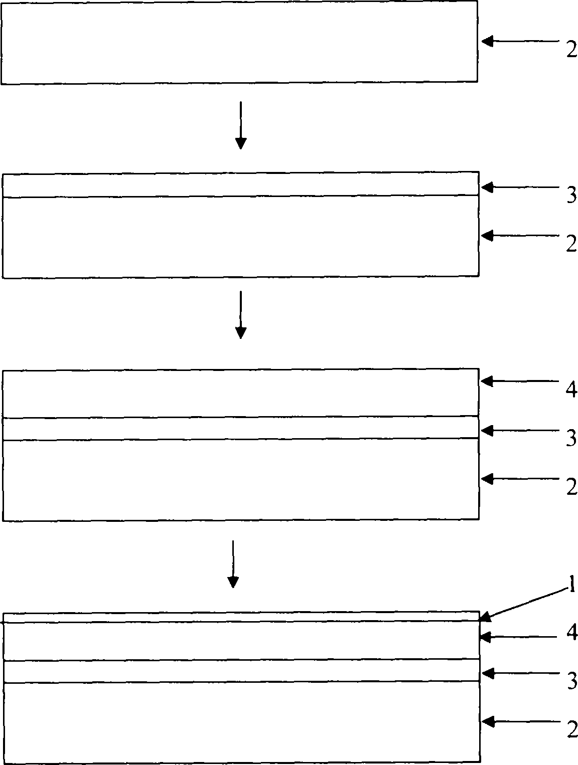 Preparation method of graphene on diamond (111) surface