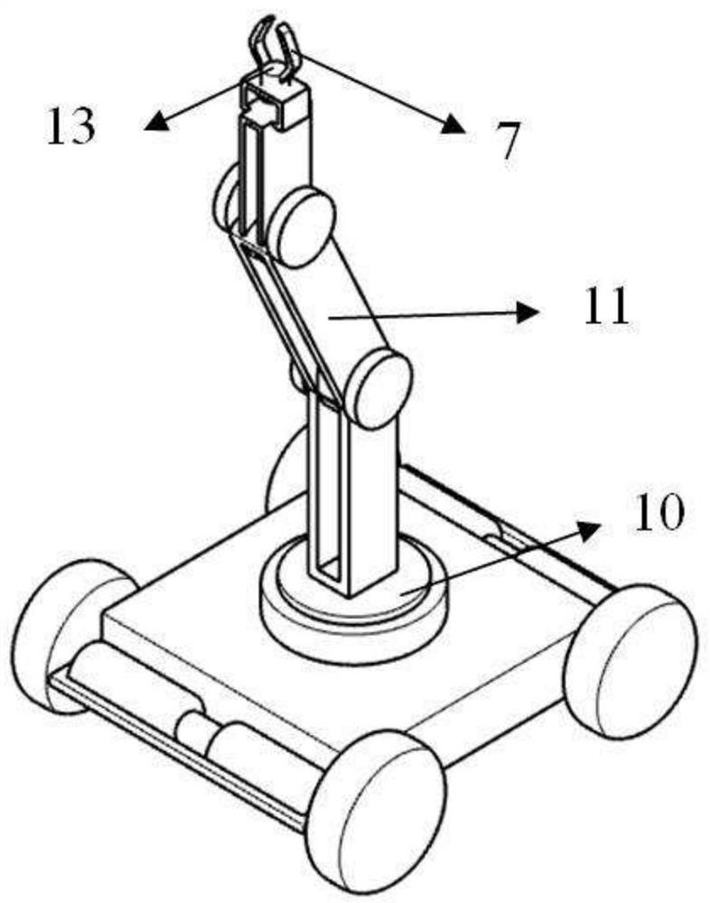 Intelligent feeding and discharging carrying system