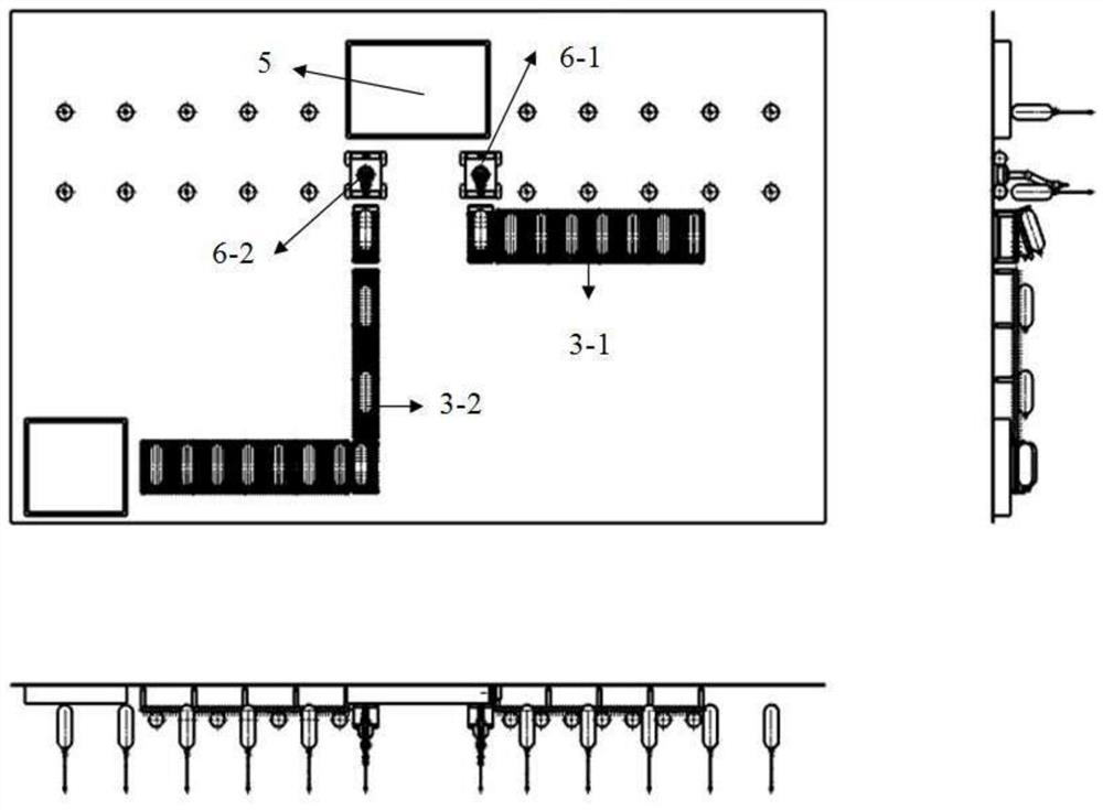 Intelligent feeding and discharging carrying system