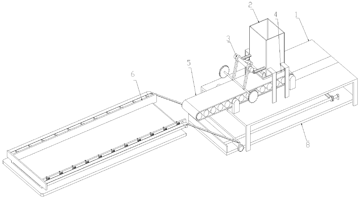 Tobacco drying and transferring device based on rapid transportation