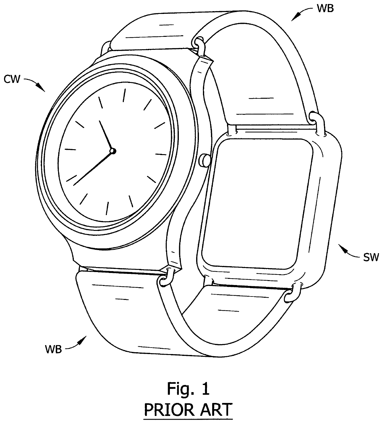 System and method for enhancing the utility of smartwatches in combination with conventional watches