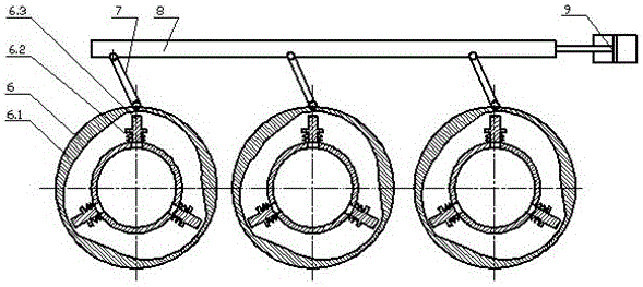 Reduction dehydration device for sewage sludge