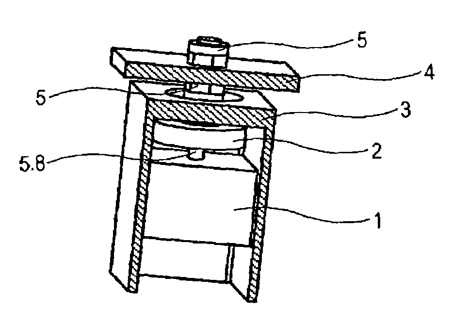 Cab suspension device