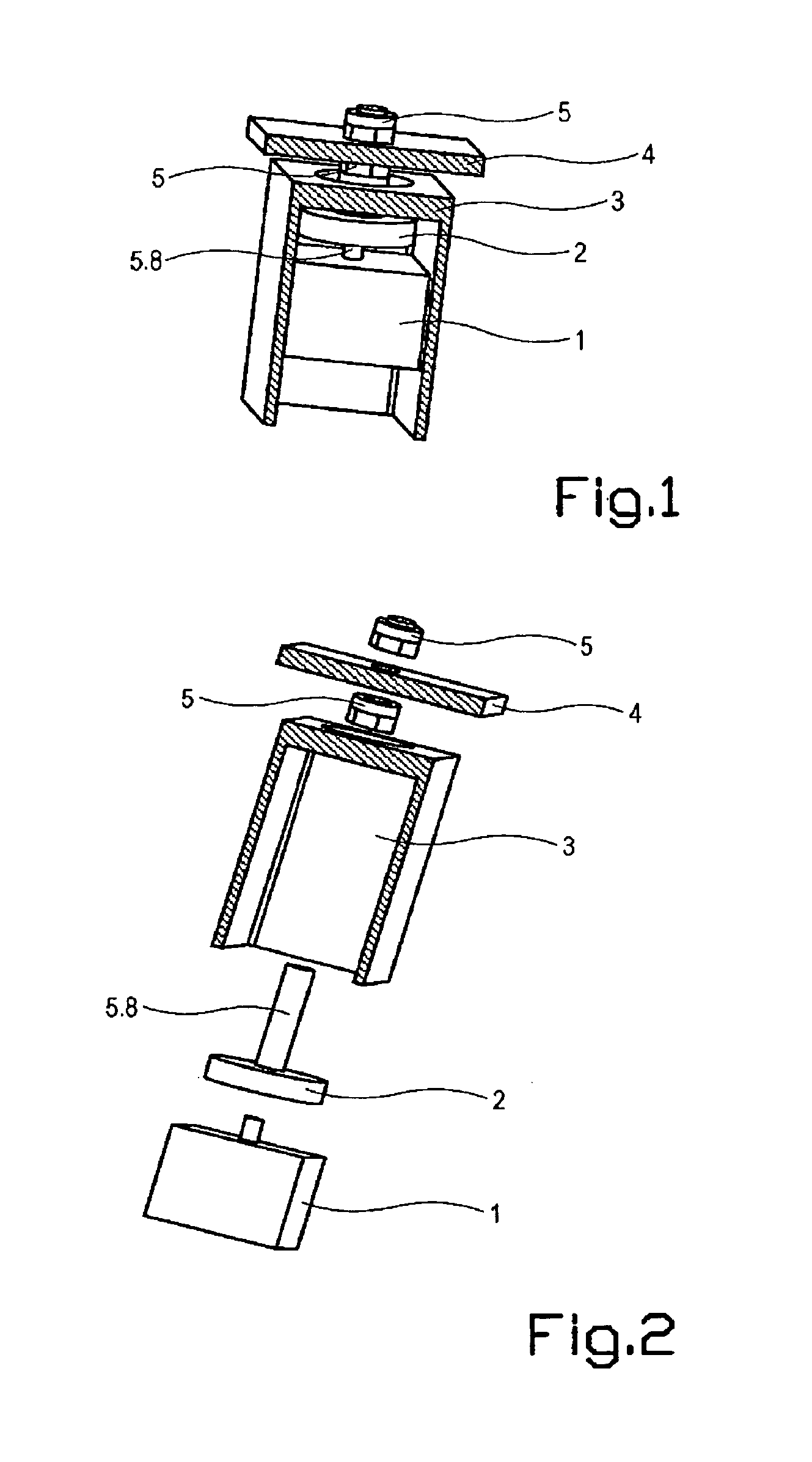 Cab suspension device