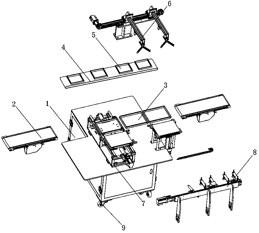 Automatic mixing device for art painting special pigment and application method thereof