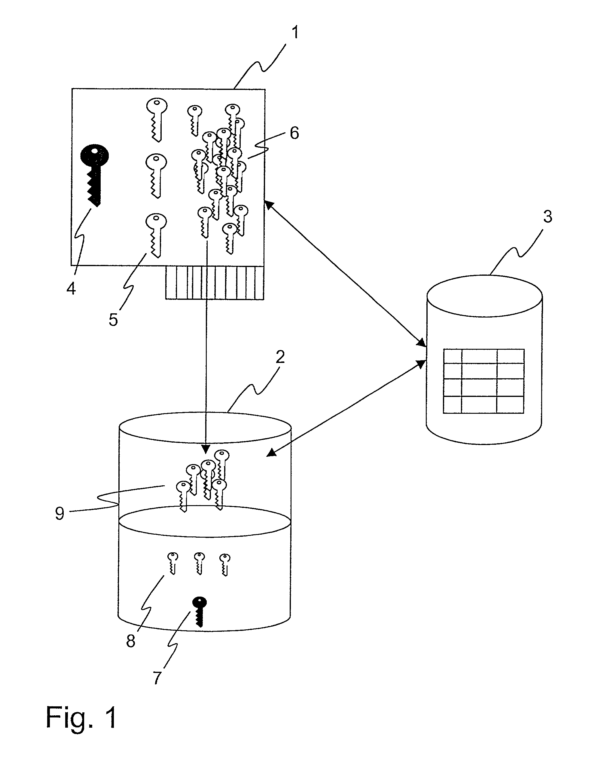 Combined hardware and software based encryption of databases