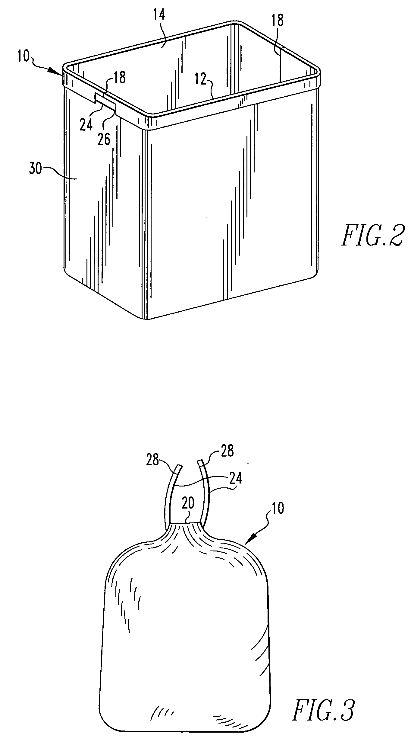 Elastic drawstring having improved modulus and improved tensile yield for use on a plastic liner bag