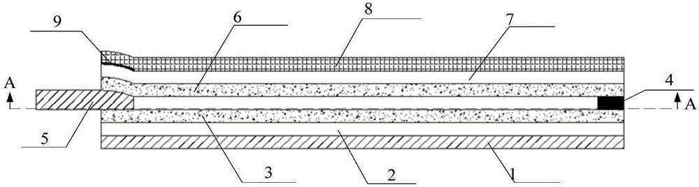 Flat-touch screen and manufacturing method thereof