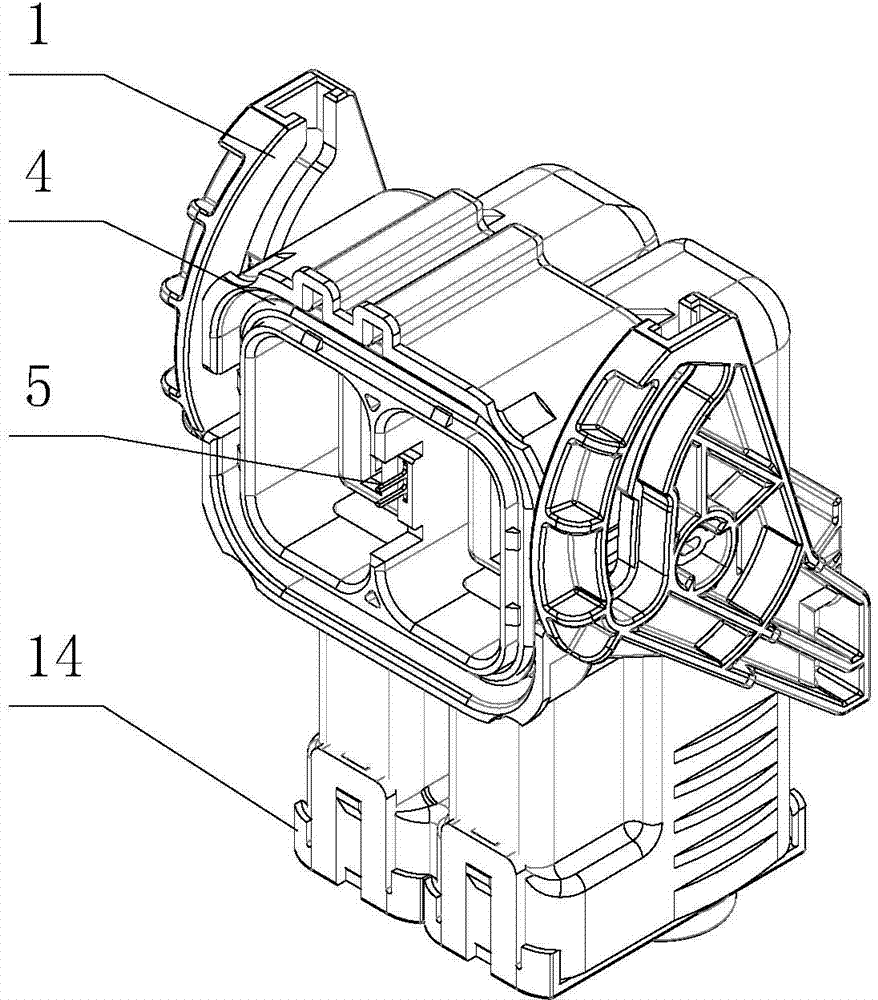 Bending high-voltage shielding plug