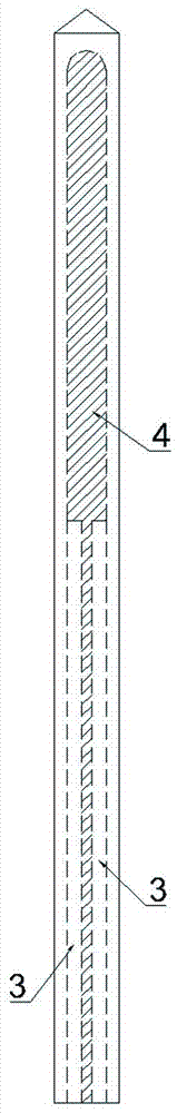 Double-helix silicon carbon rod