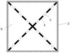 A solar heat collector with variable spacing of interconnecting holes