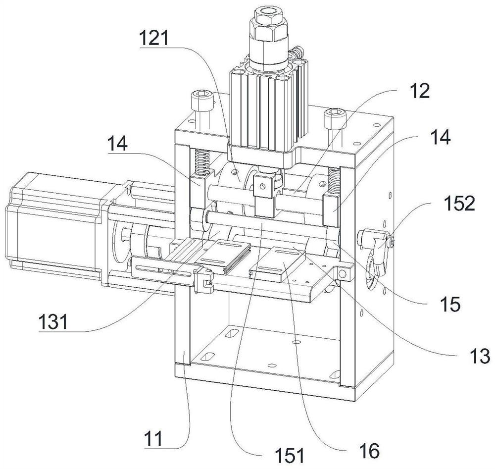 Double-layer film material aligning and lamination assembly line