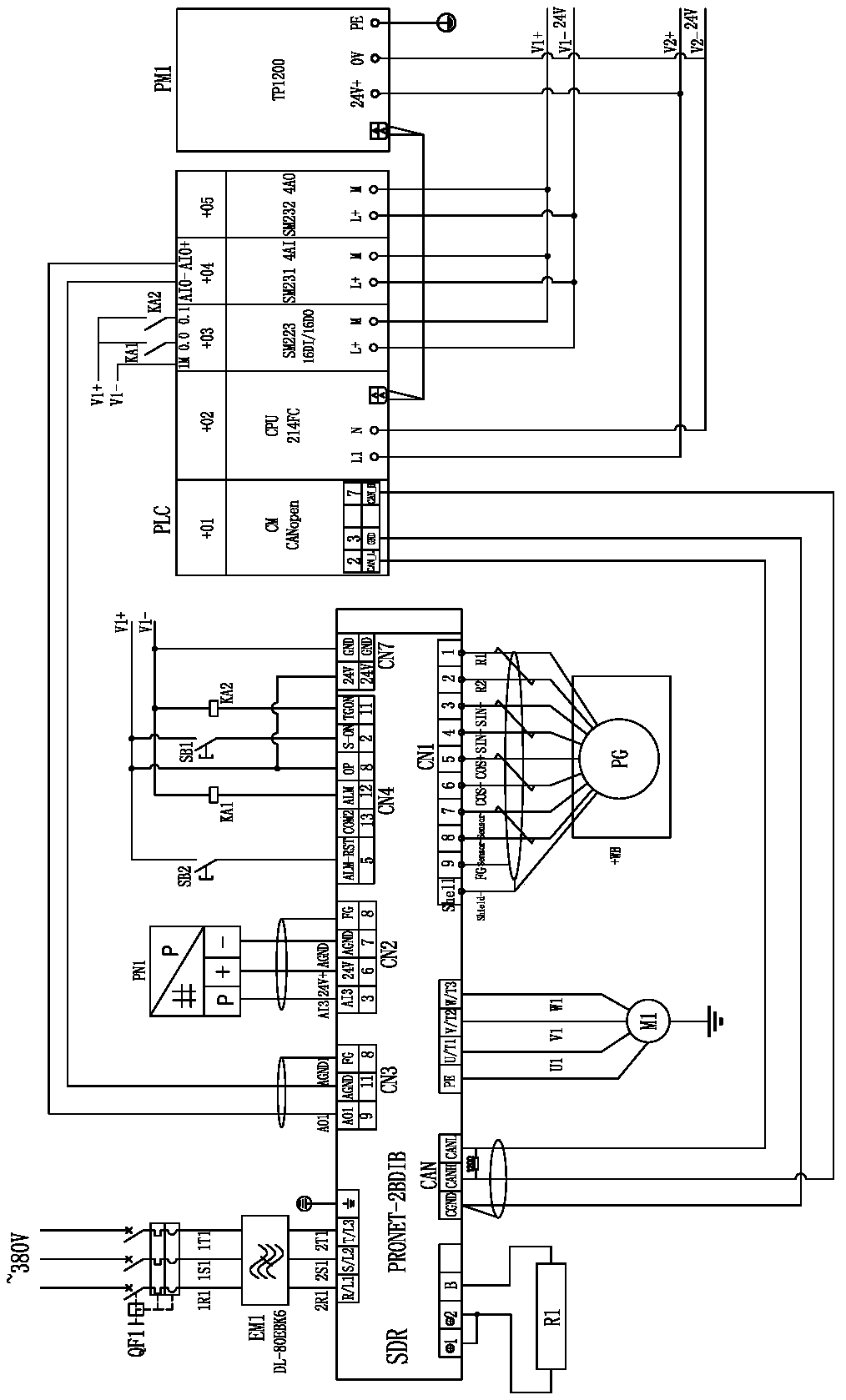 Precision pressure control system and hydraulic machining method of servo pump control hydraulic machine