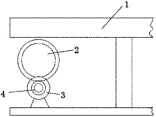 Transmission mechanism of core digging machine