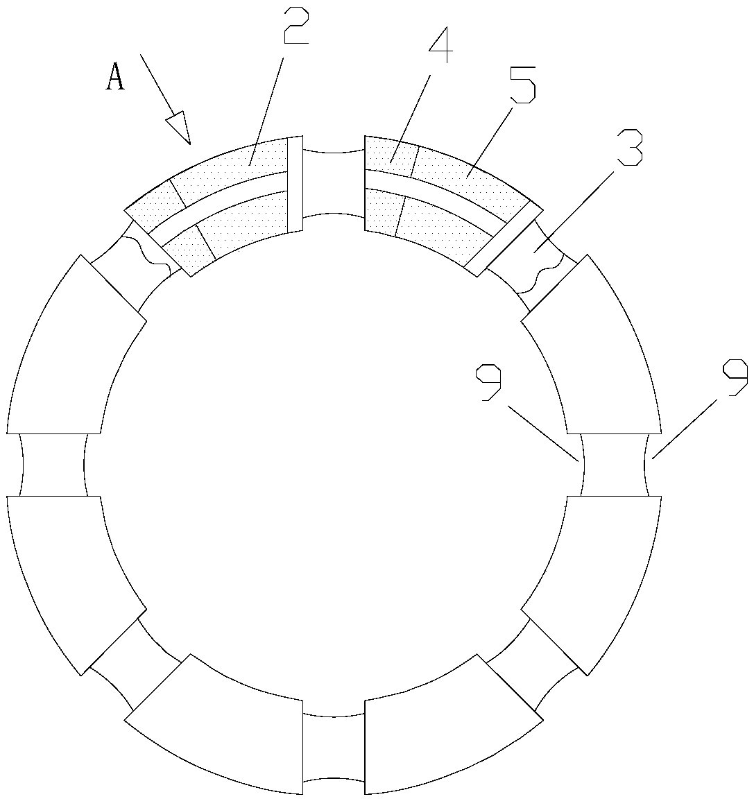 Diamond bit used for engineering investigation and its making method