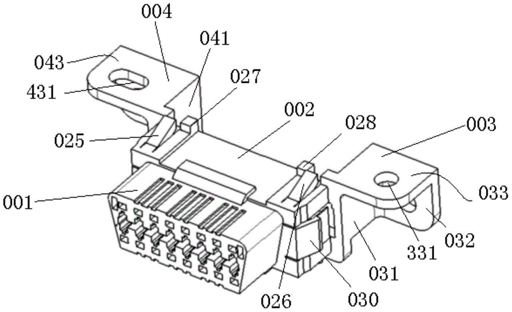 Diagnosis interface connector for automobile