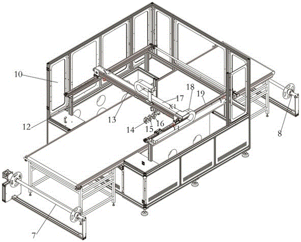 Anti-dazzle display glass and manufacture technology thereof and anti-dazzle display glass spray machine