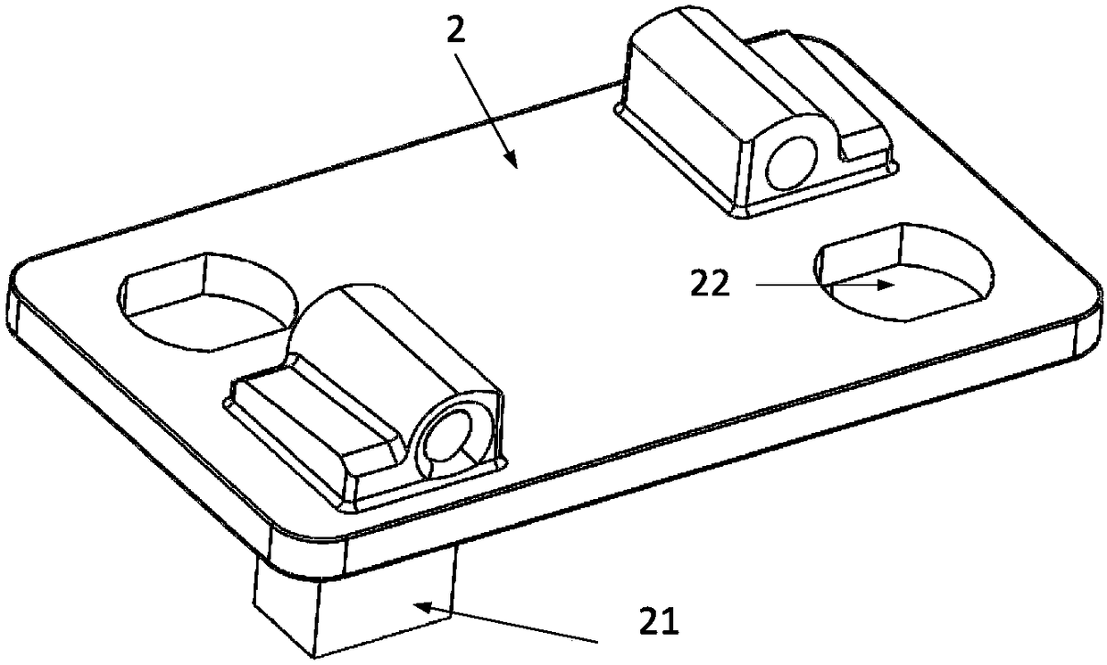 A shoulder damping fasten