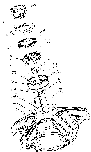 Integrally-containing type torque sensor motor