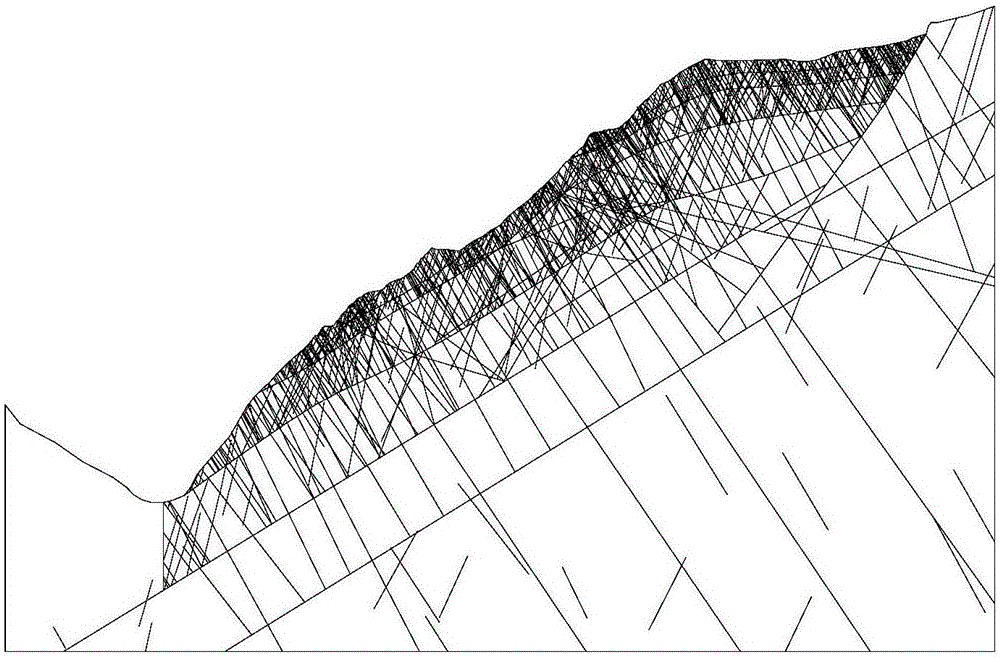 Discontinuous deformation analysis method based on random strengths of rock mass structure surfaces