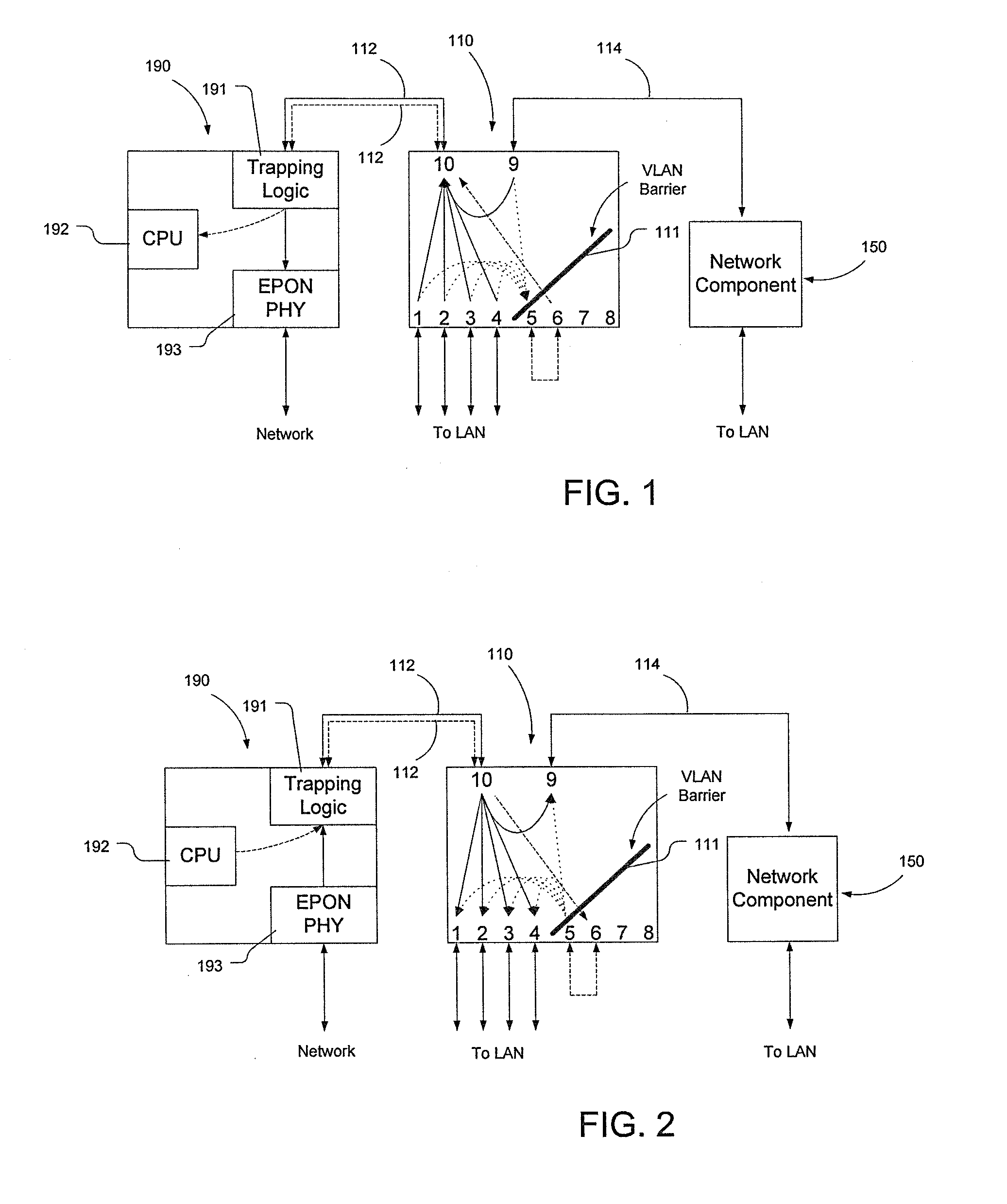 System and method of processing management frames