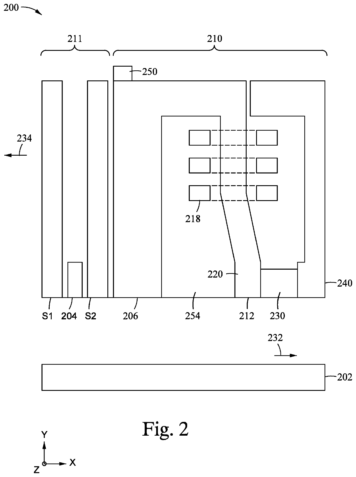 Magnetic recording head with non-magnetic conductive structure surrounding a main pole and contacting a spin torque oscillator