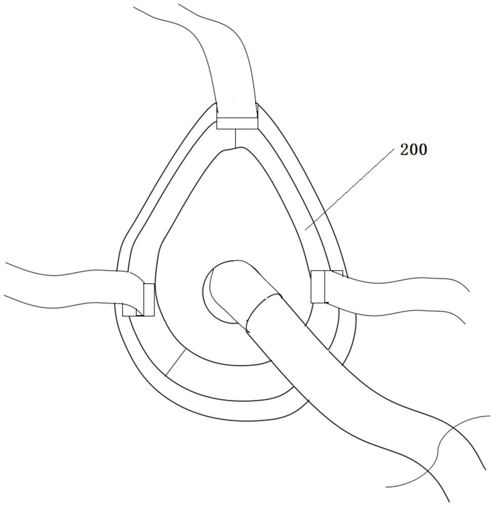 Pressure-sore-prevented nano noninvasive ventilation mask