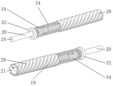 Drilling device for road and bridge engineering