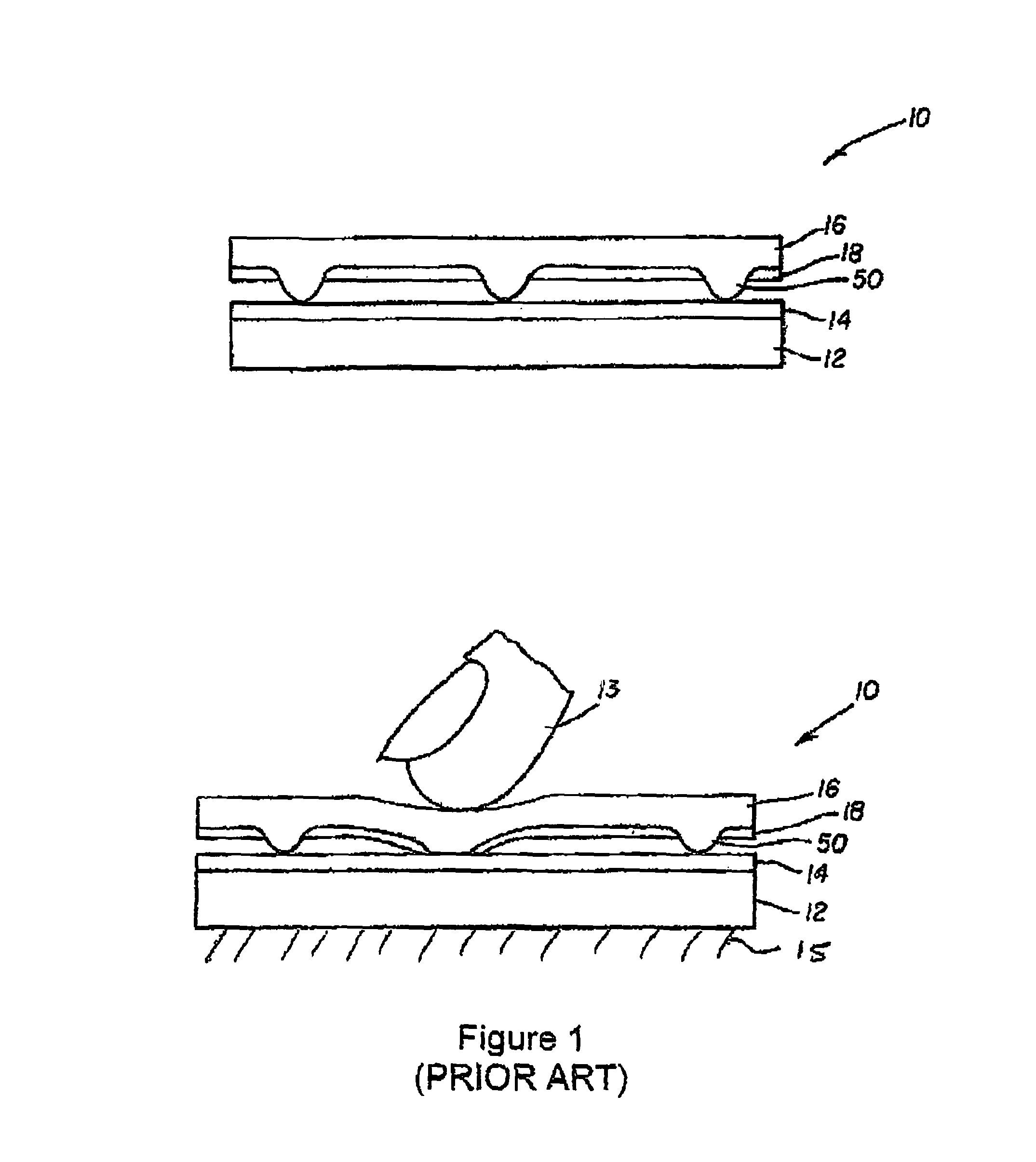 Flexible touch screen display