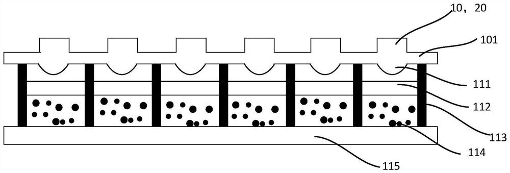 micro LED wafer structure and its preparation method