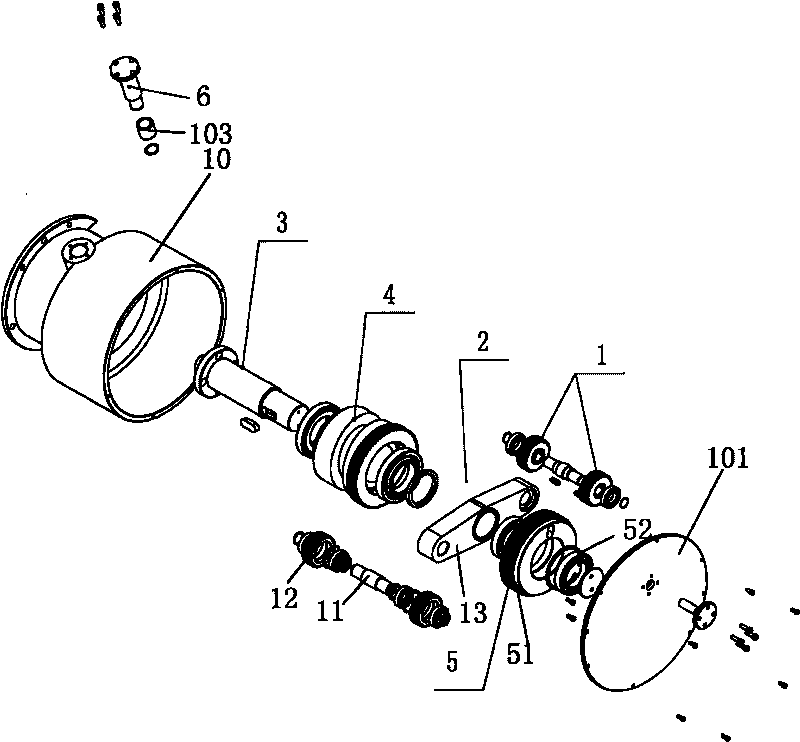 Automatic translation mechanism of die-cutting rubber pad roller