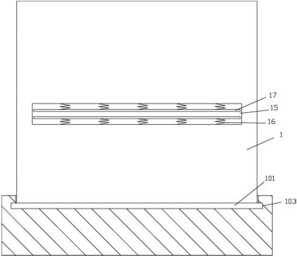 Lithium battery bumper bracket device for new energy automobile