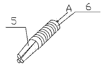 Easy-bending and compressive cable structure