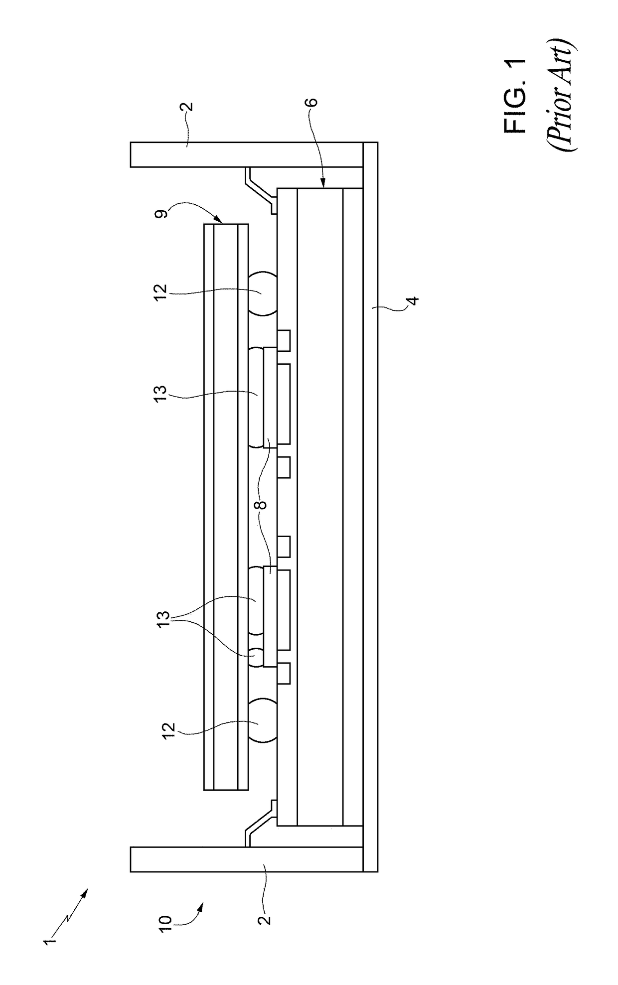 Electronic power module with enhanced thermal dissipation and manufacturing method thereof