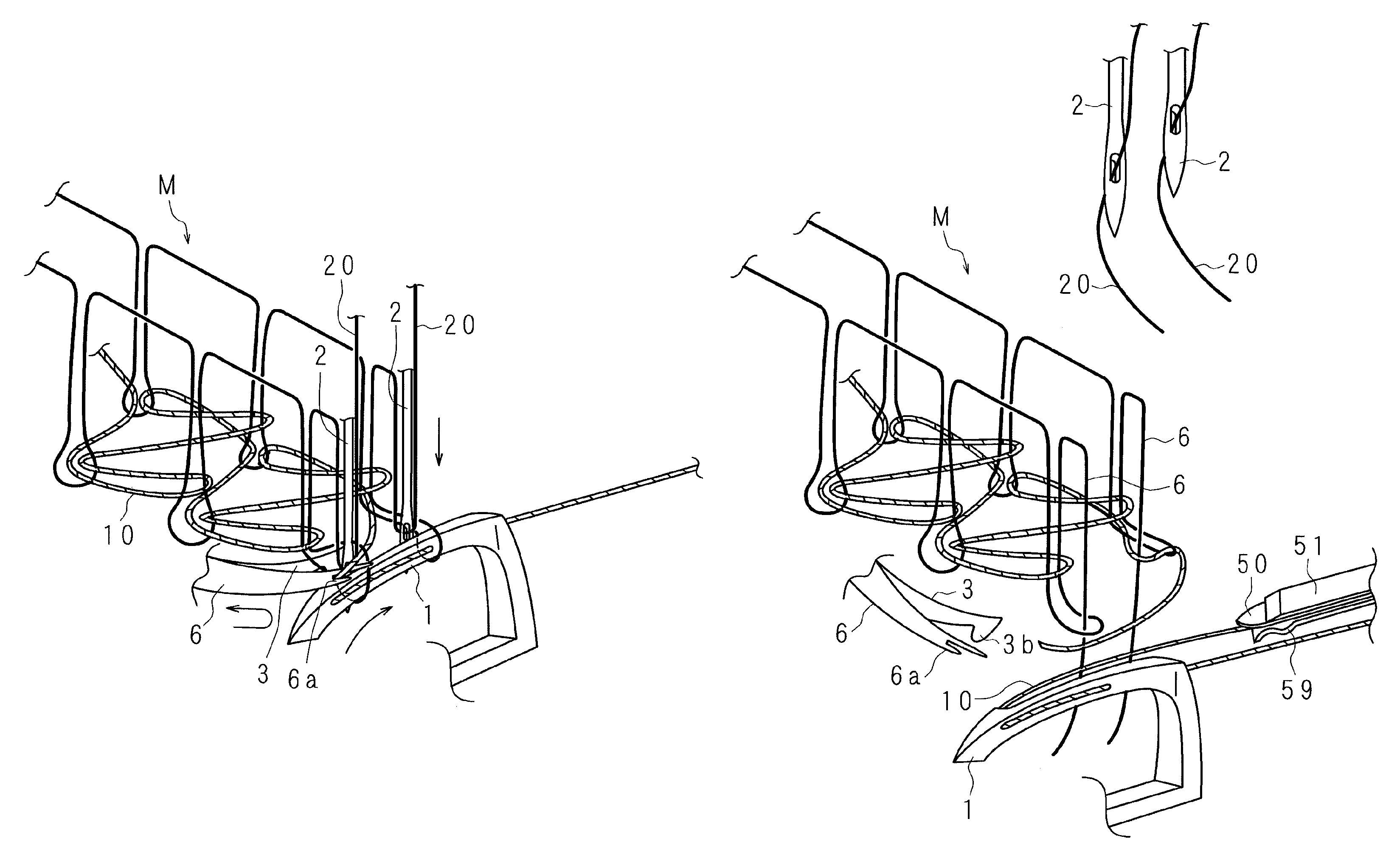 Seam ravel preventing method, seam ravel preventing apparatus and seam structure