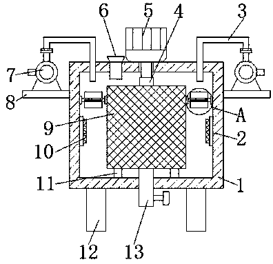 Drying device for agriculture