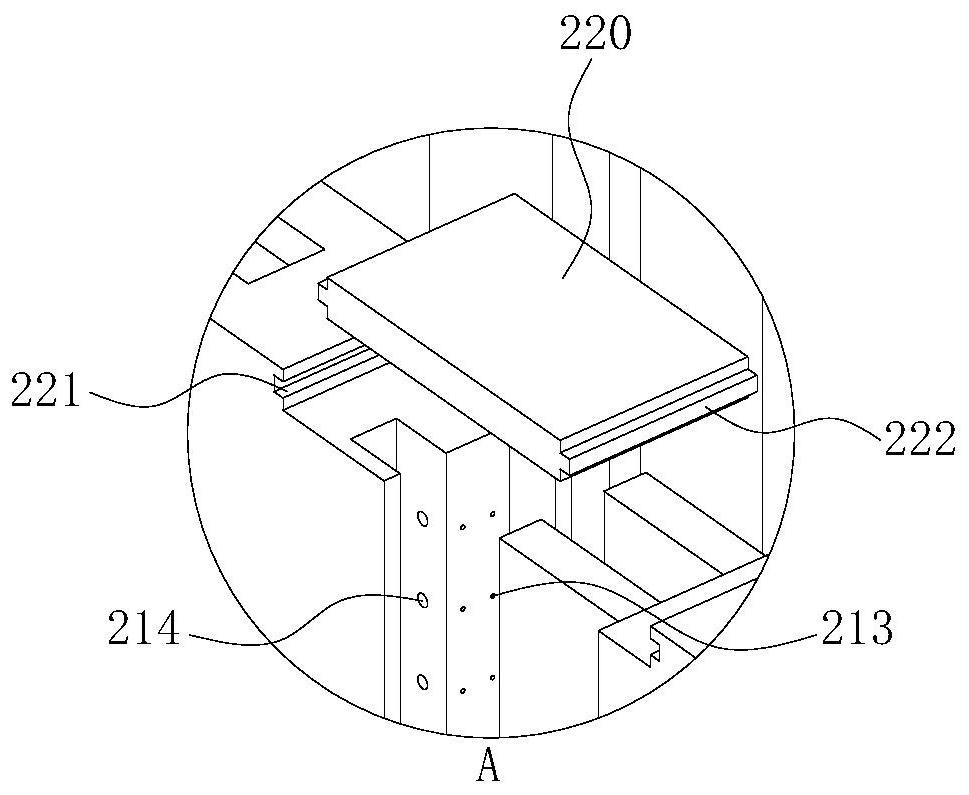 A prefabricated steel structure wall