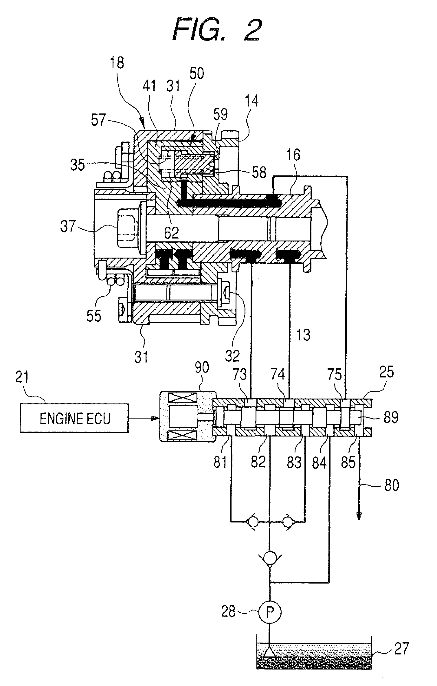 Variable valve timing control apparatus for internal combustion engine