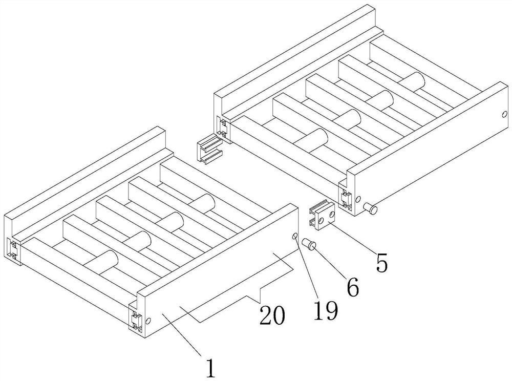 Mortise and tenon joint structure facilitating splicing and inserting of welded steel plates