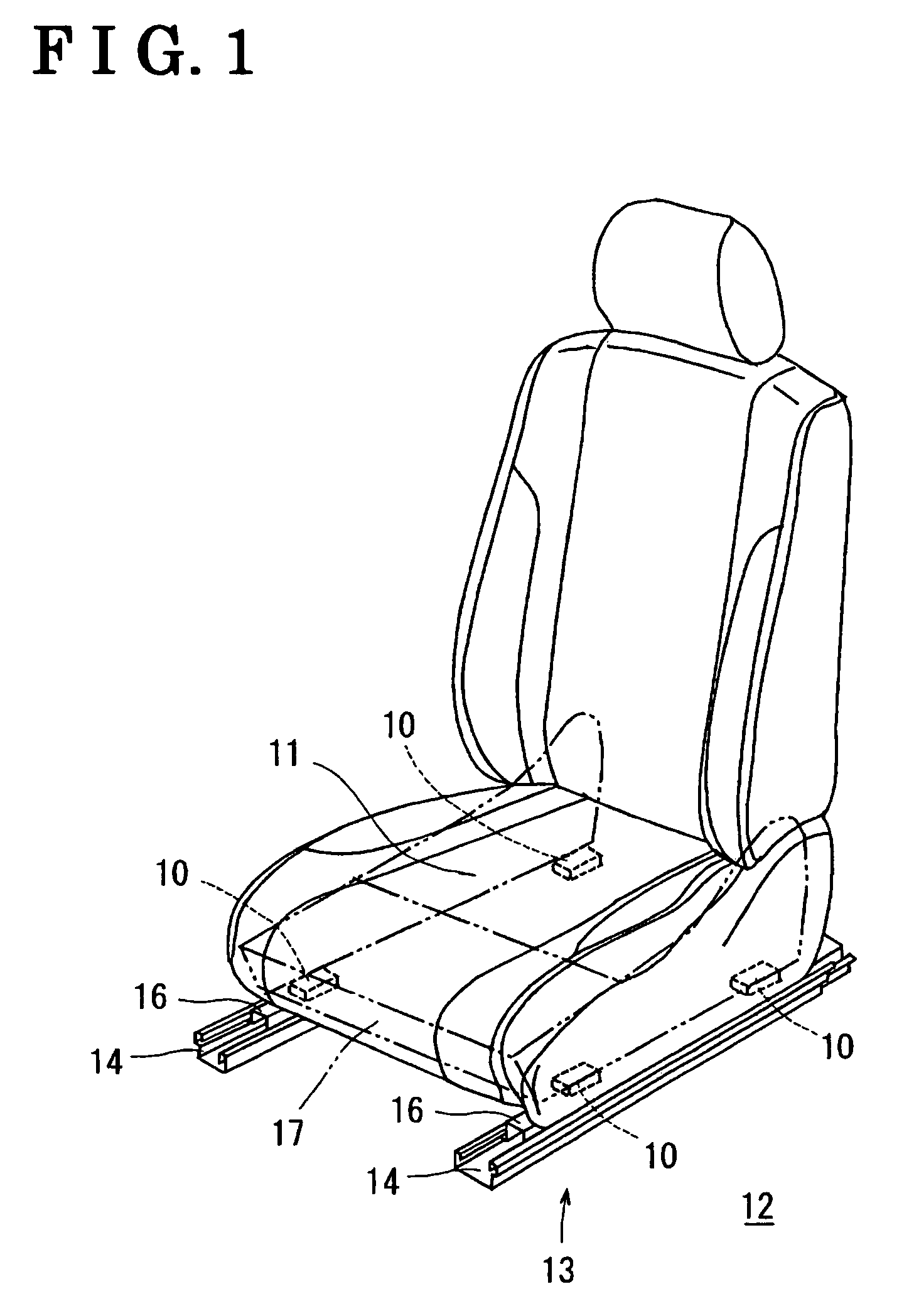 Occupant load sensor for vehicle