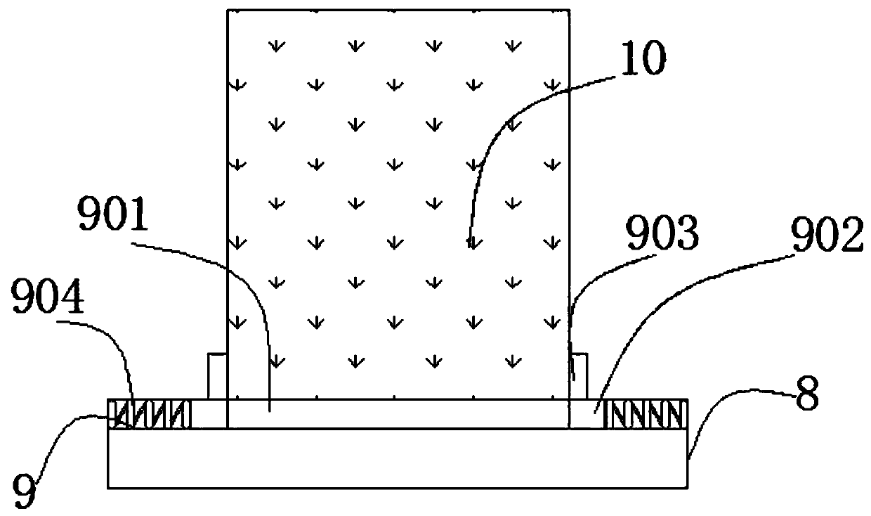 Preparation device and process of cement-based material with regularly arranged hole structure