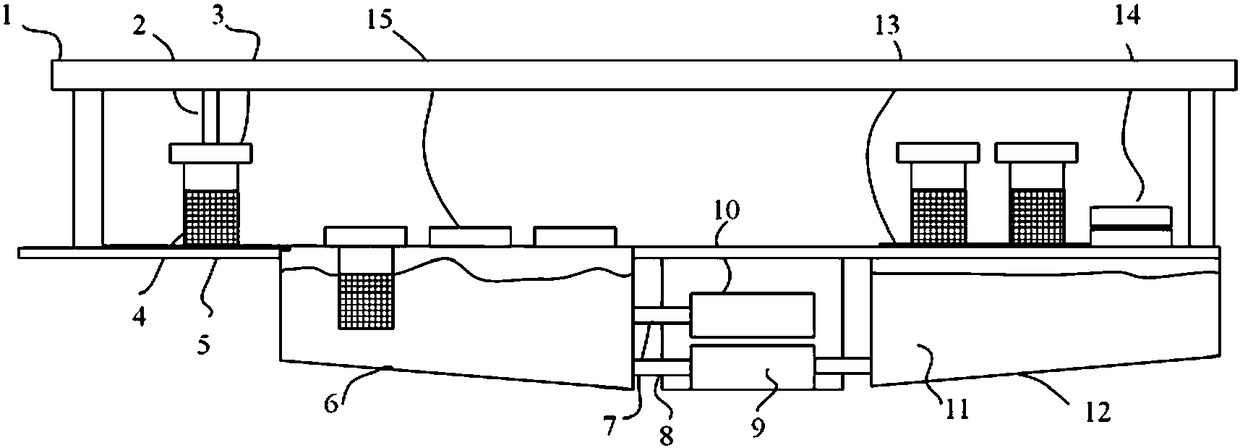 Waste and old power lithium ion battery pack discharging device and method