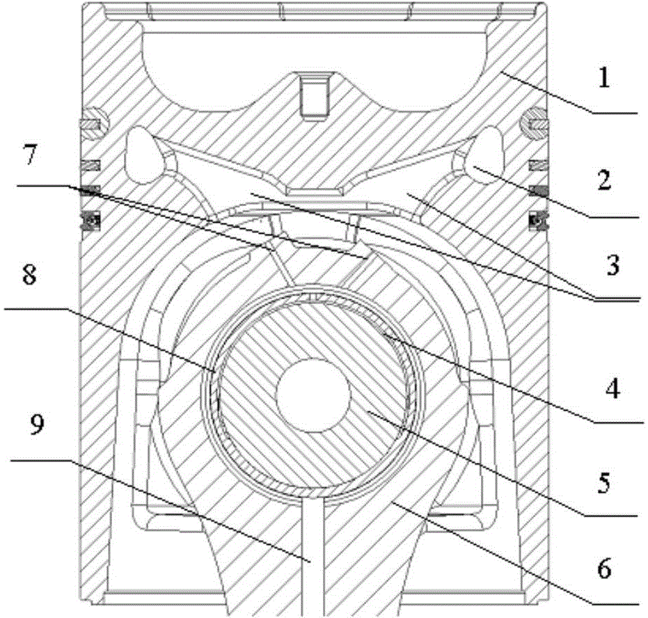 Connecting rod lubrication oil delivery structure of diesel engine