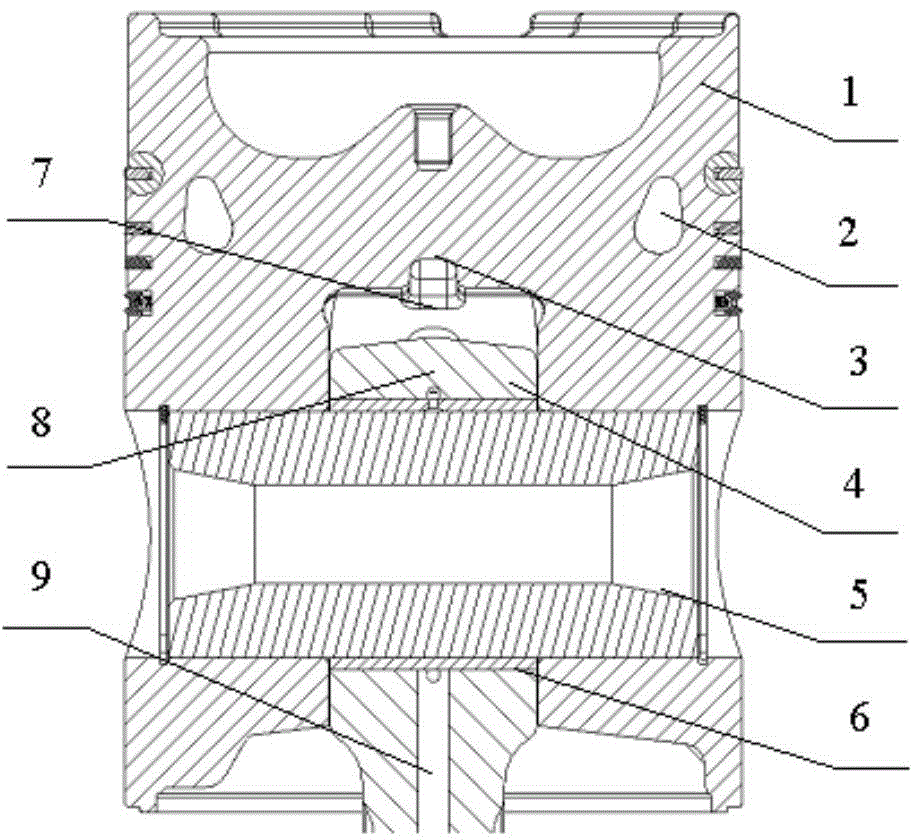 Connecting rod lubrication oil delivery structure of diesel engine