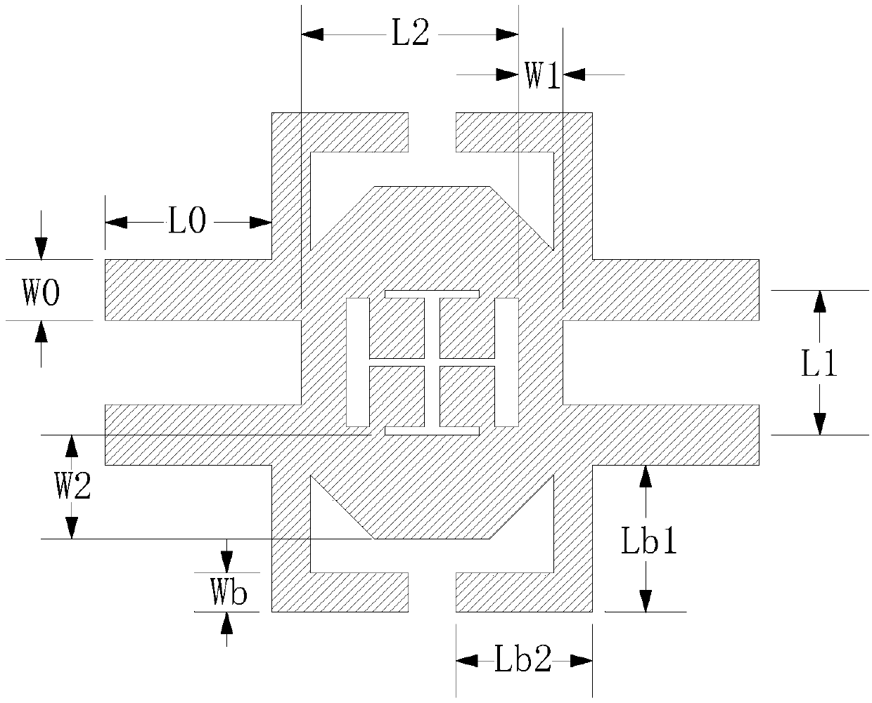 Millimeter-band ultra-small branch line coupler