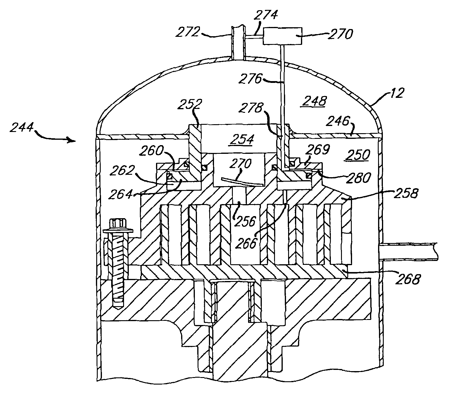 Capacity modulated scroll machine