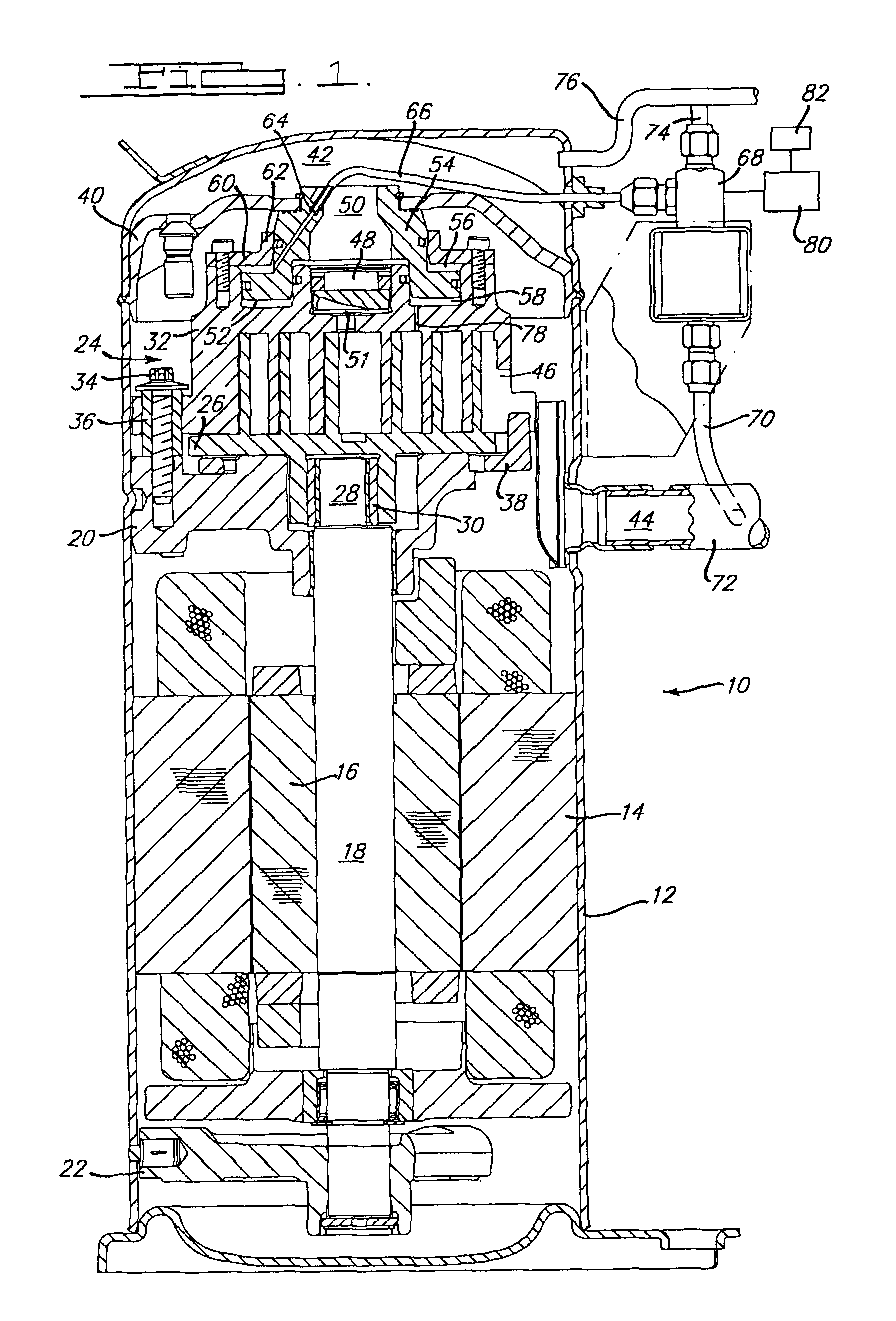 Capacity modulated scroll machine