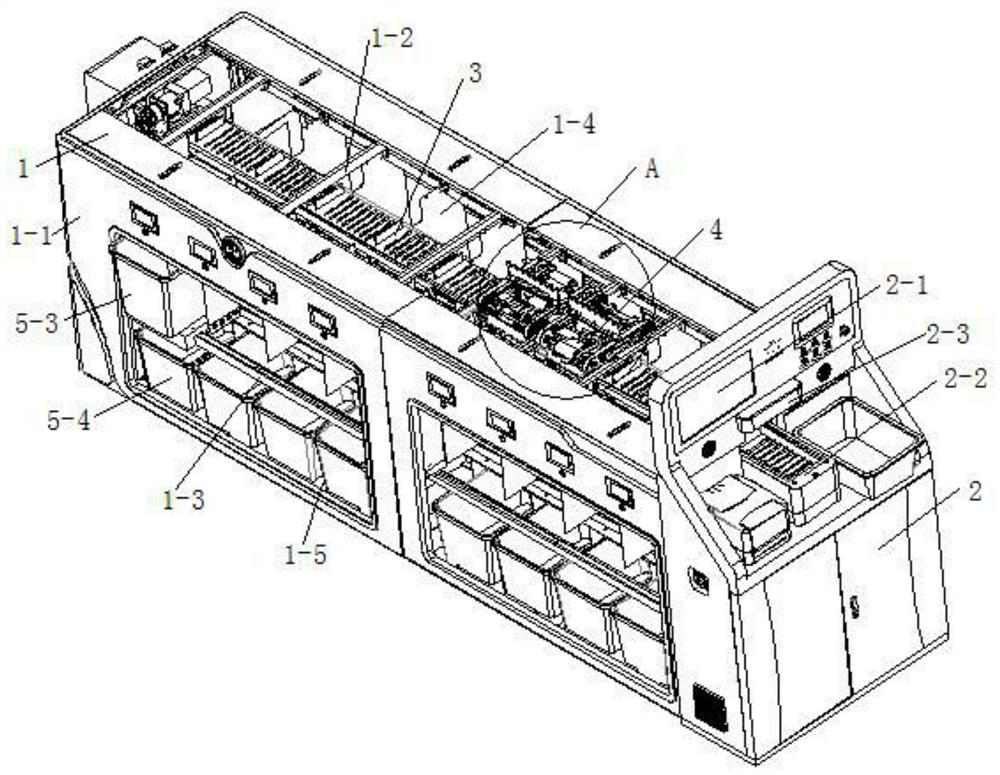 Linear sorting machine for infusion bags